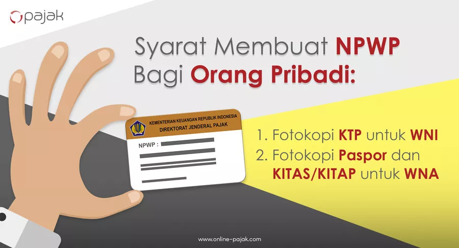 Syarat Membuat NPWP Online