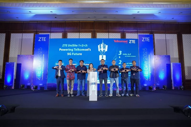 Telkomsel dan ZTE Umumkan UniSite 1+2+3