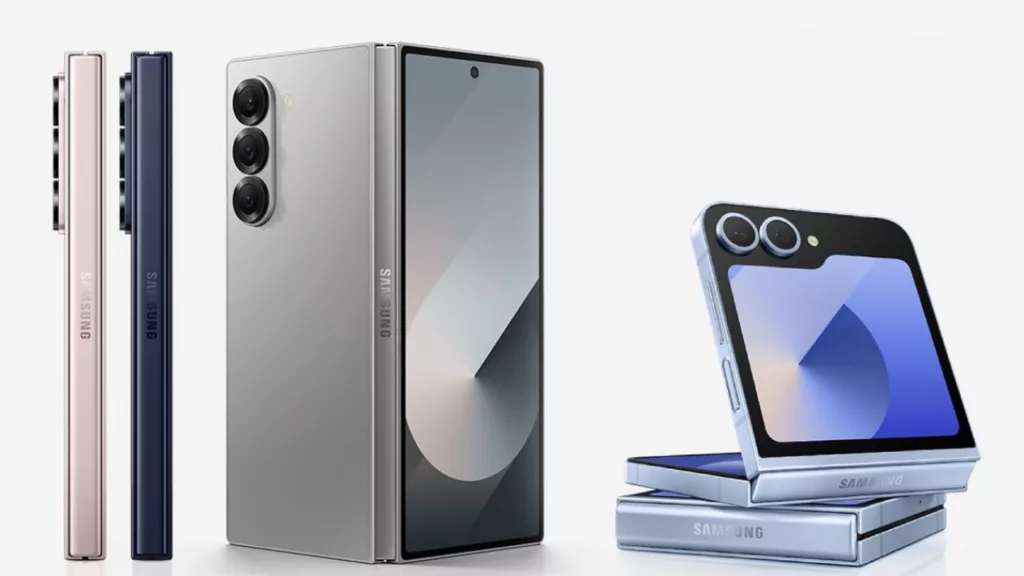 Ilustrasi Samsung Galaxy Z Fold 7 dan Z Flip 7