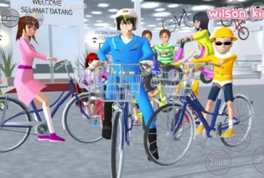 Tips Jitu Cara Naik Sepeda di Sakura School Simulator
