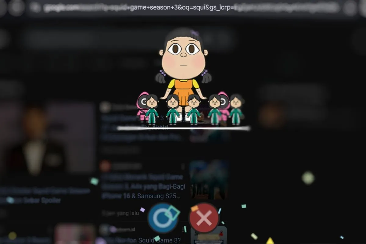 Ini Cara Bermain Google Doodle "Squid Game"
