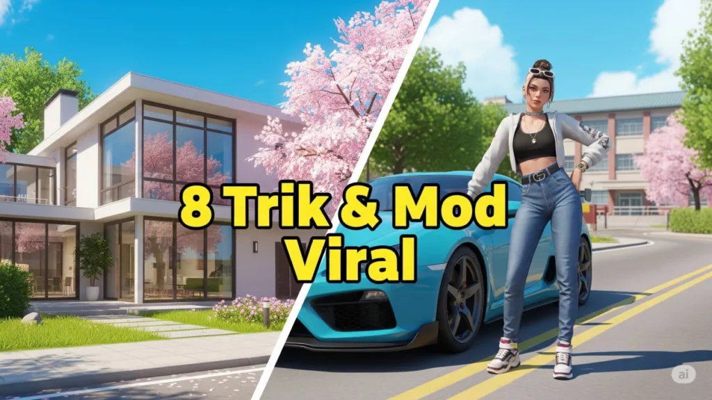 8 MOD dan trik Sakura School Simulator 2025