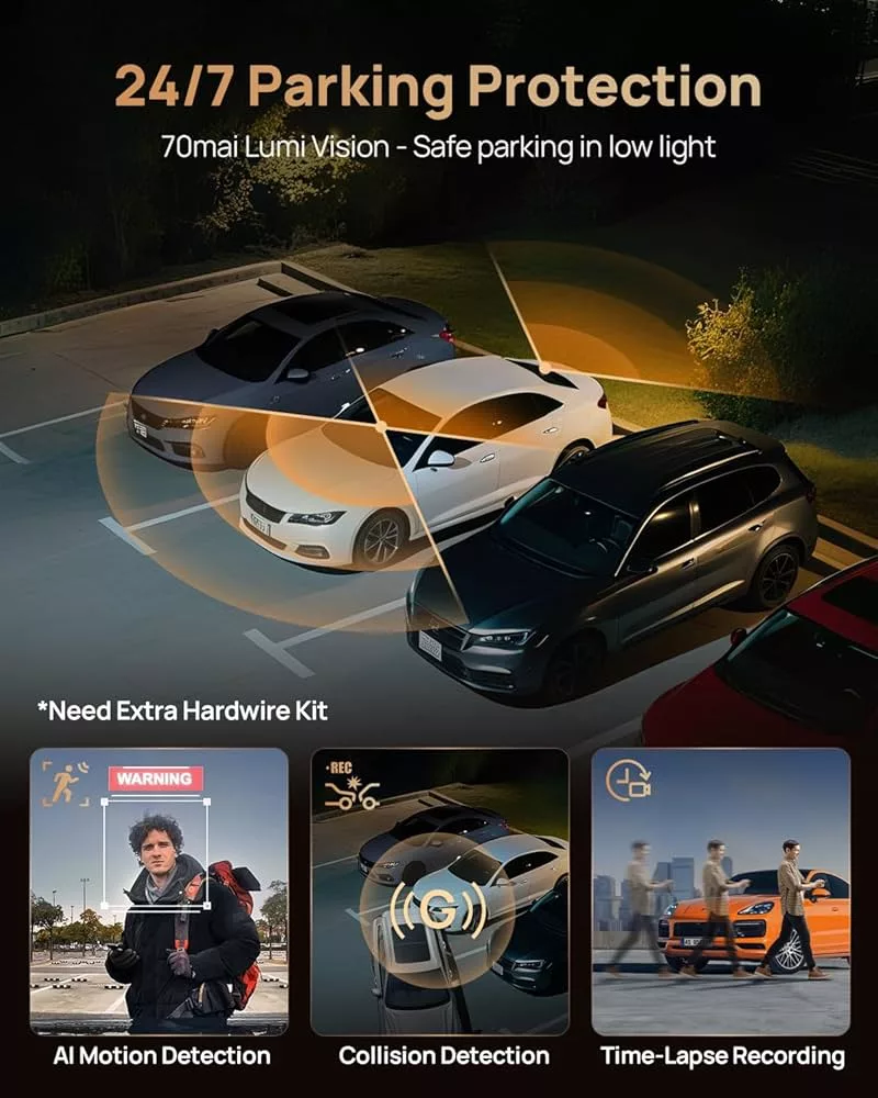 Fitur 70mai Dash Cam T800