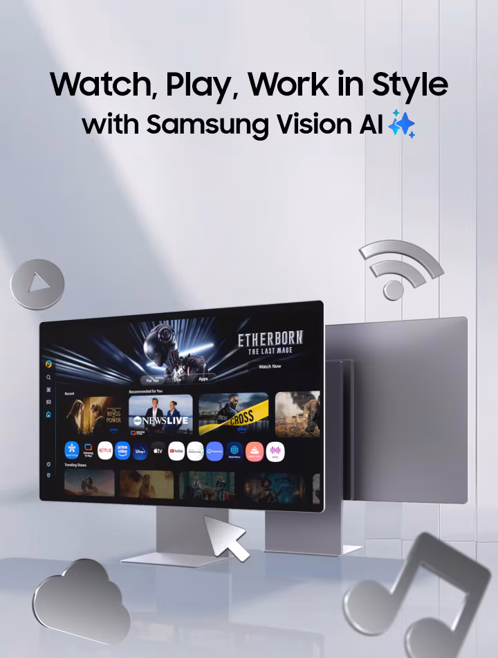 Samsung Smart Monitor M9 Desain Modern dengan Fungsionalitas Lengkap