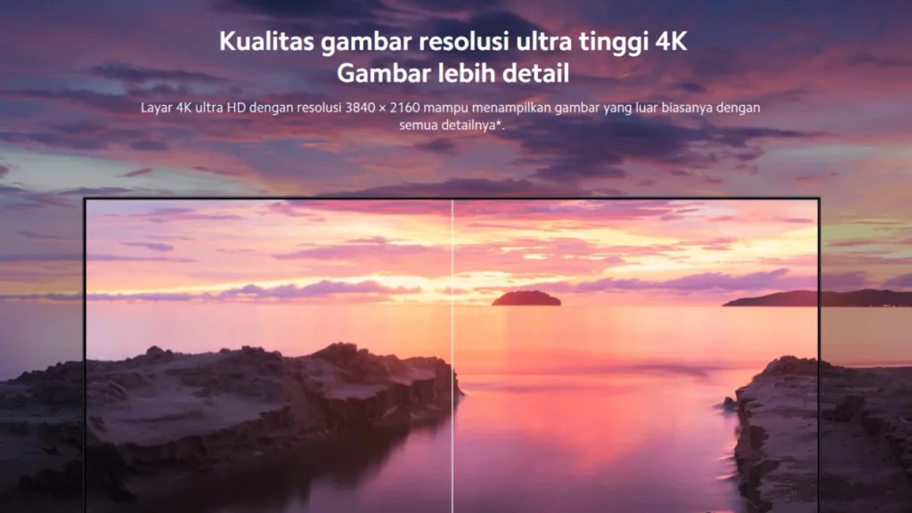 Xiaomi TV A Pro 55 Turun Harga 17%: Smart TV 4K Premium yang Menggoda 1 Kualitas Layar Xiaomi TV A Pro 55