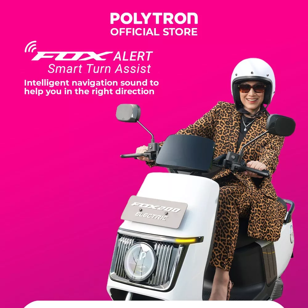 Polytron Fox 200 Motor Listrik untuk Perempuan Aktif