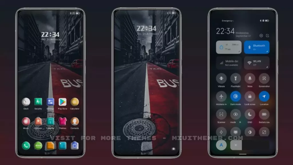 Tema Dark Android One_DWM4 MIUI 11