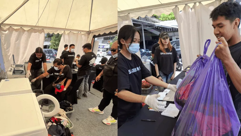 Samsung Peduli Bali, Hadir Bantu Warga Pulih Pasca Banjir dengan Layanan Gratis 1 Program Samsung Peduli Bali memberikan layanan laundry gratis untuk warga terdampak