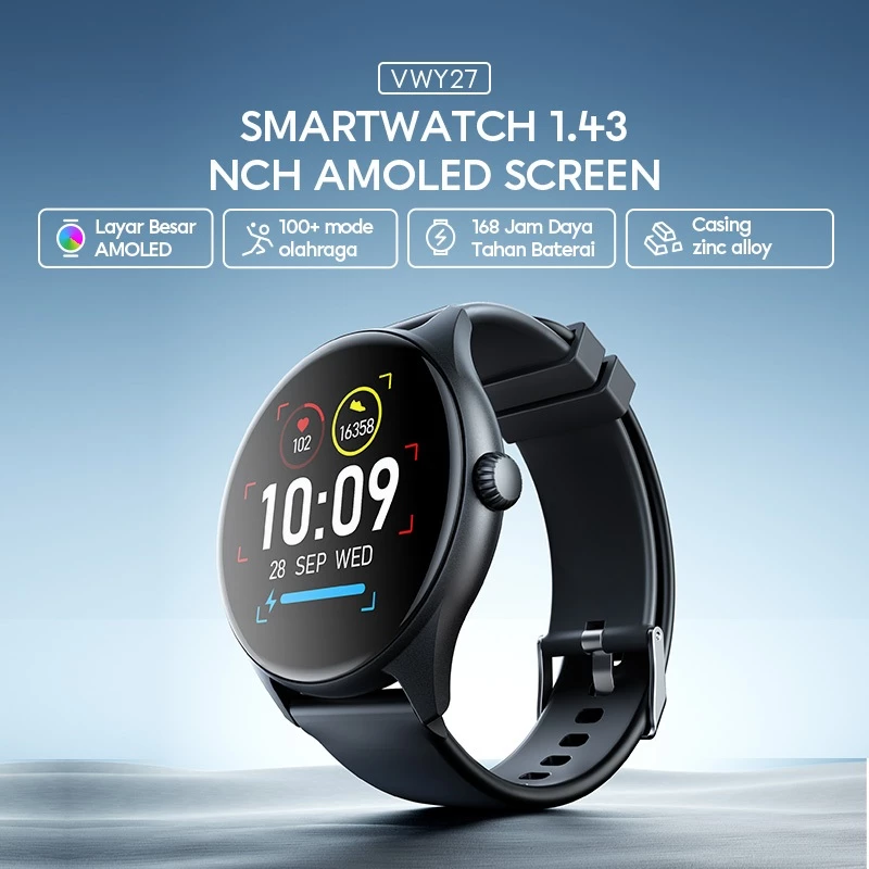 5 Rekomendasi Smartwatch AMOLED Murah di Bawah Rp500 Ribu, Bikin Gaya Makin Keren 1 VIVAN VWY27