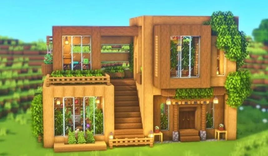 Bangun Rumah Aman di Minecraft Pocket Edition