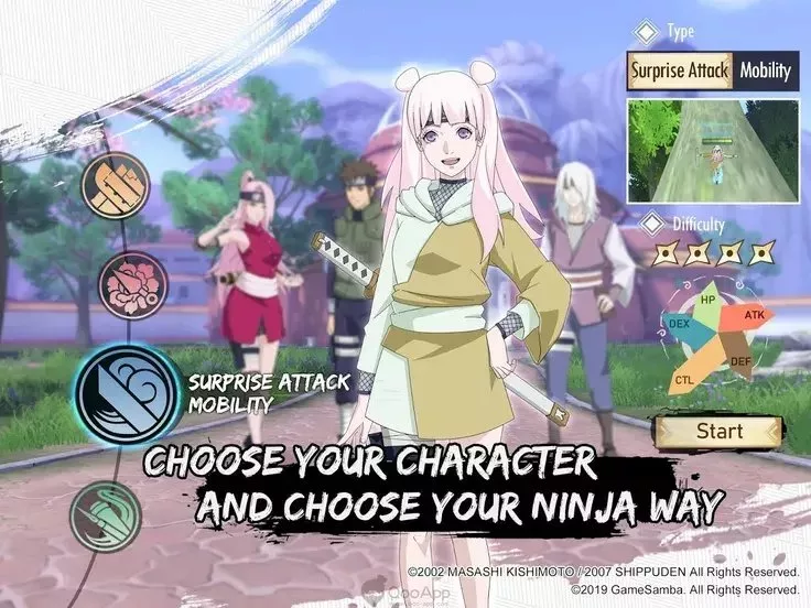 Game Naruto MMORPG