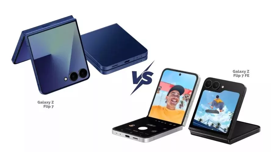 Perbandingan Galaxy Z Flip 7 vs Flip 7 FE