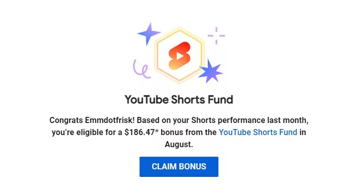YouTube Shorts Fund