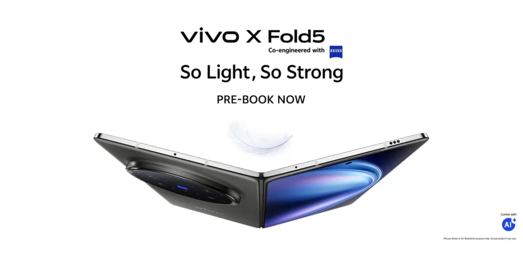vivo X Fold5 HP Lipat Ringan