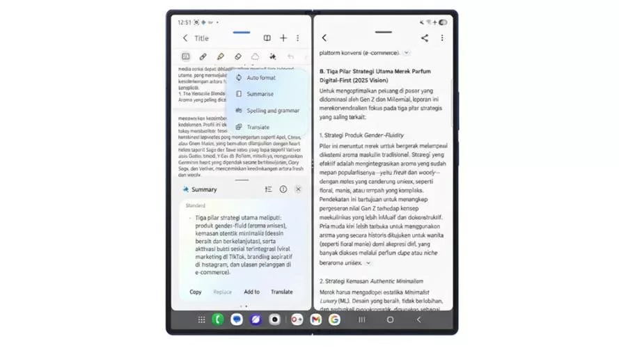 Note Assist di Galaxy Z Fold7