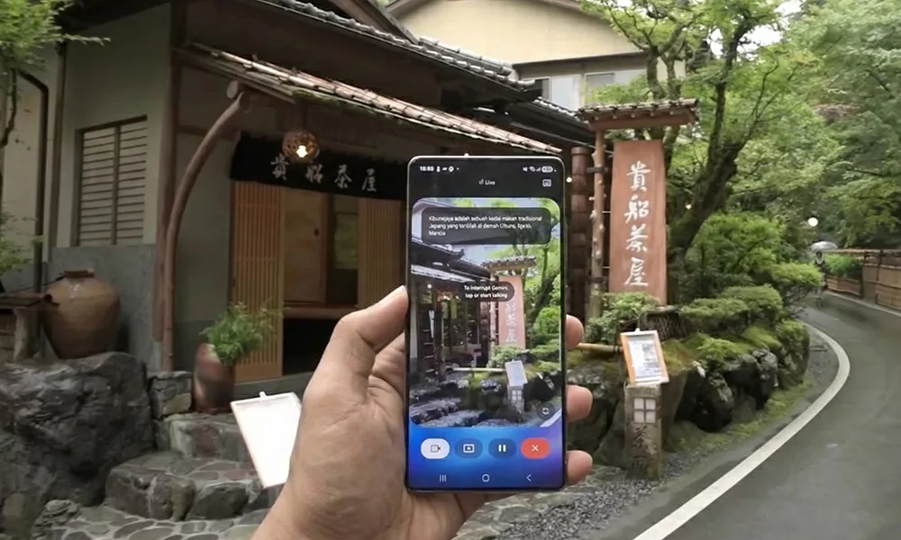 Galaxy S25 Ultra dengan Google Gemini Hadirkan Cara Baru Menikmati Liburan Akhir Tahun 2 Gemini Live with Camera di Galaxy S25 Ultra