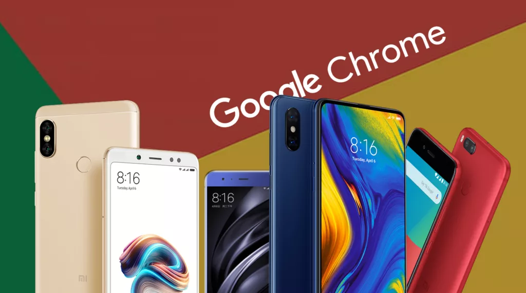 Google Chrome Android Lama, Xiaomi Mi Redmi