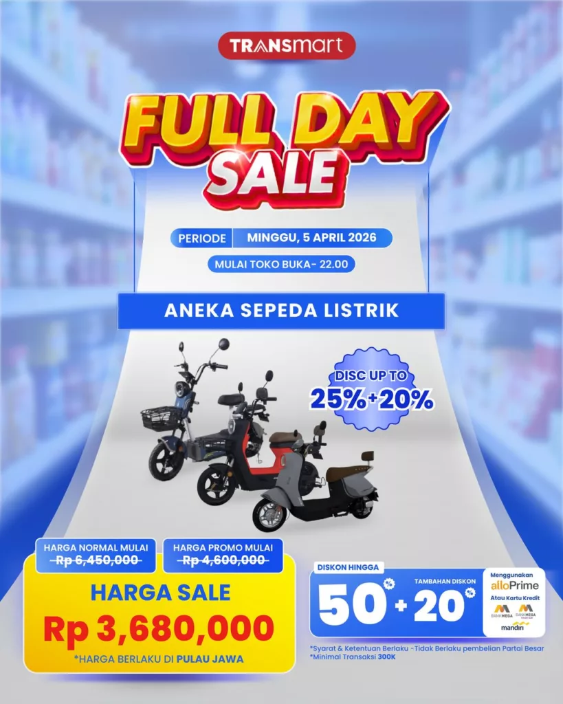 Promo Sepeda Listrik Transmart