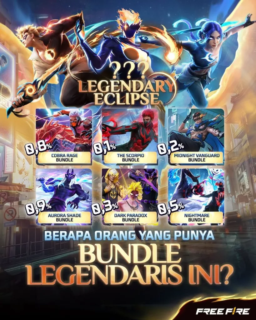 Bundle Legendary Eclipse Free Fire